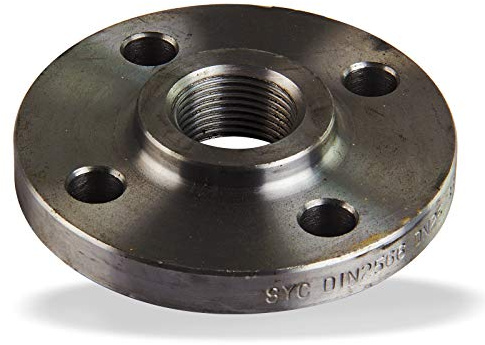 Stabilo-Sanitaer Gewindeflansch 2' 165x18mm DN50 schwarz Schweissfitting Rohrflansch Flansch