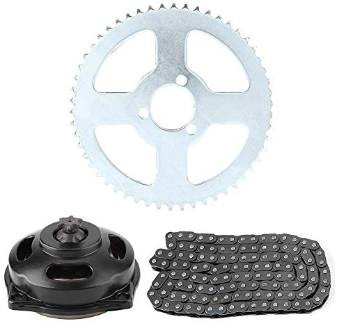 T8F Cadena de motocicleta Cadena de rodillos estándar 6T Caja de cambios Kit de rueda dentada trasera para mini motocicleta