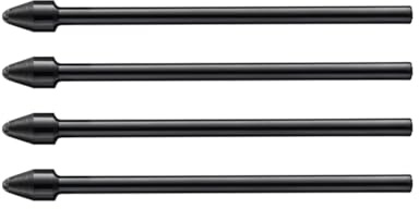 Lamy AL-Star EMR Stylus Pen Ersatzspitze Black (4 STK.) | Austauschbare LAMY Z107 PC/EL Pointier Spitze für glatte (glänzende) Oberflächen – 0,35 mm Spitzenradius