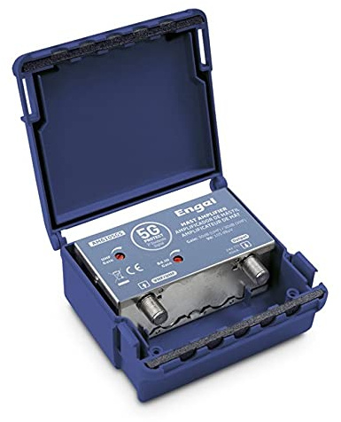 Amplificador de Mástil 1 Entrada UHF/VHF 1 Salida 30dB con LTE 5G