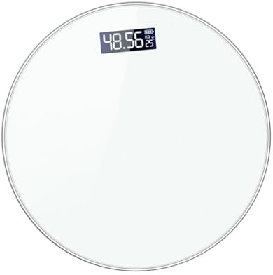 Gatuida Digitale Personenwaage Aus Hartglas Und Abs Elektronische Waage Für Körpergewicht Mit Großem Led-display Automatische Aktivierung Und Einfache Bedienung