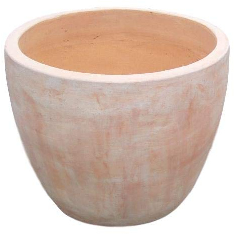 Generisch NEU ! Schöner Schlichter Blumentopf ø 31 cm aus Terrakotta Terracotta Pflanztopf Garten Deko Mediterran Blumenkübel Übertopf