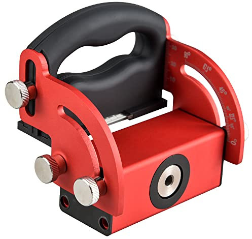 Goldera Drill Guide for Straight Holes - Pocket Screw Jig, Multi-Angle Drill Guide for Carpenters, DIY Enthusiasts, Deck Stair Handrail - Perfect for Cable Railing Posts and More!