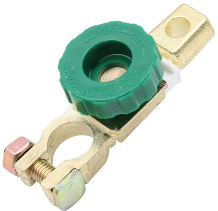 ZOCONE Desconectador de Bateria 12V 24V Cortacorrientes Bateria, Auto Coche Interruptor de Batería Terminal 17mm Universal Desconector Borne Bateria Cortacorrientes Borne Coche para Barcos Camión (1)