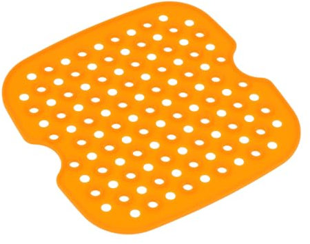 KICHOUSE Wiederverwendbare Hitzebeständige Silikonmatte Für Heißluftfritteuse Quadratisch Antihaftbeschichteter Air Fryer Liner Schützt Vor Verschmutzungen Langlebig Und Formstabil