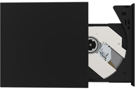 DOSERTY Lecteurs DVD externes USB Speed Graveurs CD portables Lecteurs DVD USB Type C Réécriveur CD DVD Lecteurs élégants