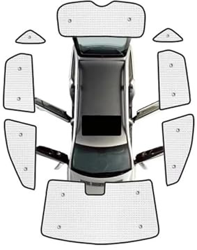 DESDEAQQHH Voiture Pare Soleil Pare-Soleil Thermique Isolant et filtrant Les UV pour Hyundai pour Tucson L NX4 LWB 2020-2023(All Sunshades)