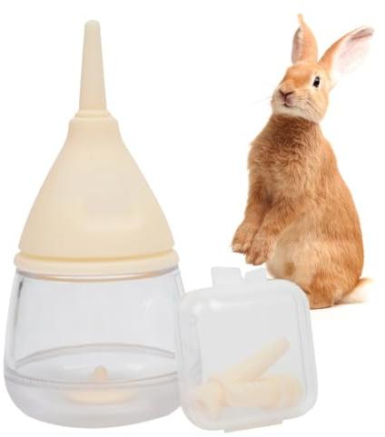 Bouteille de nourriture - Bouteille de lait pour chaton de 35 ml avec motif goutte de dessin animé | Distributeur de nourriture sûr contre l'étouffement pour chats, chiots, chiens, distributeur de