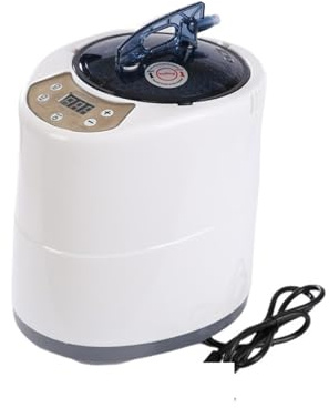 Generatore di vapore domestico Sauna Generatore di vapore Generatore di vapore 2000 W Grande Capacità 4L Pentola a vapore per sauna domestica Barili di legno per il relax, con telecomando