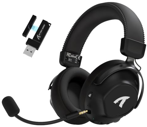 ATTACK SHARK L50PRO 3-Mode 53mm Kabelloses 7.1 Gaming-Headset, AI Mic