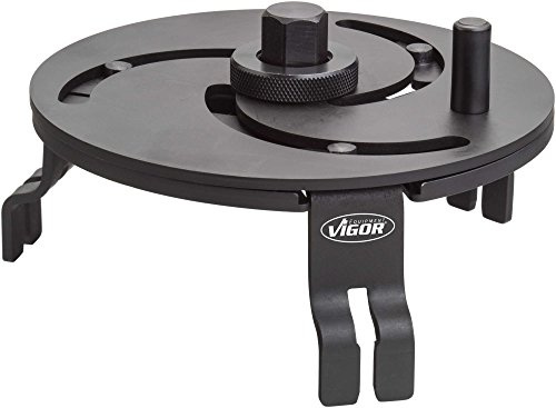 VIGOR Tankgeberschlüssel, universal, V5048, 87-170 mm, Ø min 87 mm | Ø min 87 mm, Ø max 170 mm, 1060 g, 87 - 170 mm, Fachgerechtes, zeitsparendes Arbeiten ohne Beschädigung des Verschlussringes
