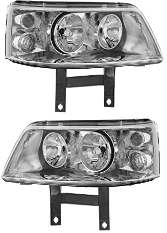Halogen Scheinwerfer Set links & rechts Hauptscheinwerfer Frontscheinwerfer H7/H1 für Model Transporter V Bus 7HB 7HJ 7EB 7EJ 7EF 7EG 7HF 7EC 7HA 7HH 7EA 7EH 7JD 7JE 7JL 7JY 7JZ