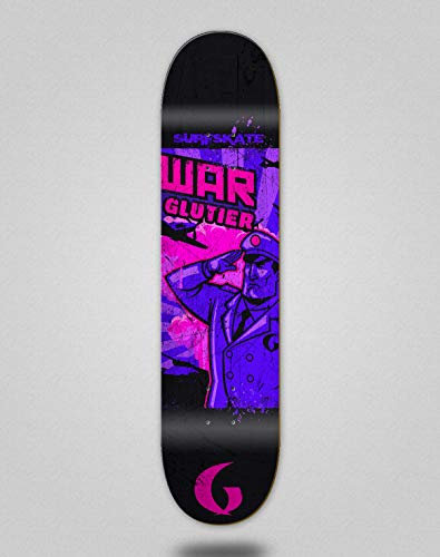 Glutier Monopatín Skate Skateboard Deck Tabla pink (8.25)