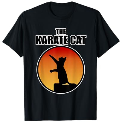 Karate Cat Design pour les fans de sport – The Karate Cat T-Shirt