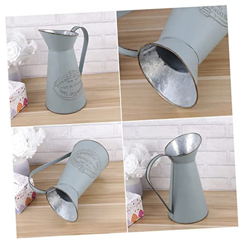 Cabilock Vaso Decorativo Metallo Francese Per Fiori Secchiello Per Matrimonio e Decorazioni Casa e Ufficio Decorazione Festiva e Quotidiana