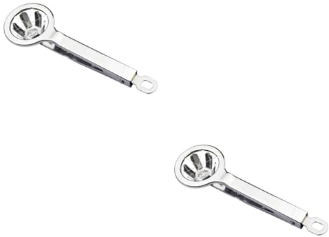 Garneck 2 Pièces 304 coupe-oeufs en acier inoxydable coupe-oeufs pour oeufs durs séparateur d'oeufs gadget de cuisine sécuritaire outils coupe-œufs en conserve œuf en conserve Diviseur