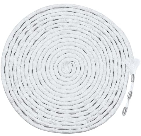 Cinta de plomo para cortinas, 10 M-45G, cadena de plomo pesada, cuerda de plomo, pesos de cortina, pesos lisos, pliegues perfectos para cortinas, cortinas, telas, mosquiteras (45 g/m)
