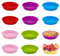 WWYSSZ 10 Pezzi Stampi per Crostatine in Silicone, Ø 11 cm Stampo Per Mini Crostate In Silicone Antiaderente Stampo Crostata Rotondo, Riutilizzabili, per Crostate, Quiche, Torte, Muffin, Cheesecake