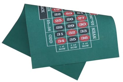 MOLUCKFU Poker Tischmatte Aus Filz Beidseitig Für Spiel Und Aufbewahrung Faltbar Für Pokerabende Und Familienfeiern Mit Weicher Oberfläche