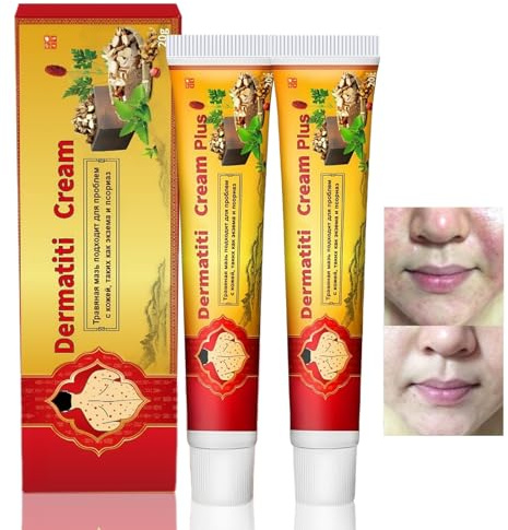 2Pcs Antifungal Cream Relieves Itchy Skin,Skin Repairing Cream for Face Body,Healthy Skin Treatment,Safety of Ingredients,Effectively Relieve Itching,Suitable for Both Men&Women,Convenient to Carry