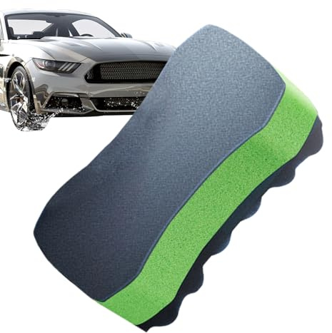 Éponge – Tampons applicateurs de nettoyage anti-rayures | Éponge épaisse et maniable | Accessoire de lavage de voiture pour camions, bateaux, motos, vélos | Pour motos, bateaux, camions, vélos