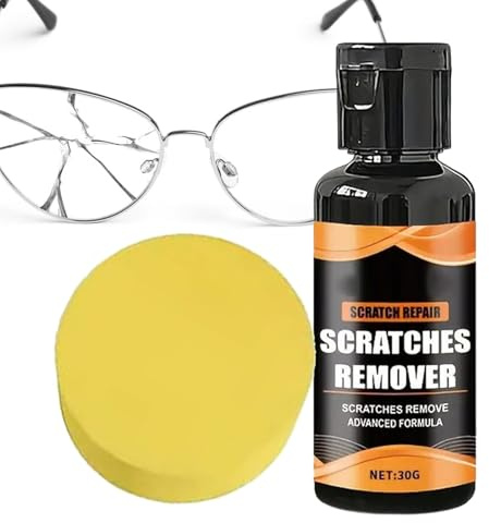 Eliminador De Rayaduras Para Lentes 30 g Limpiador De Gafas De Sol Con | Eliminador De Rayas Para Lentes Para De Reloj, Parabrisas, Pintura, Ventana De Coche