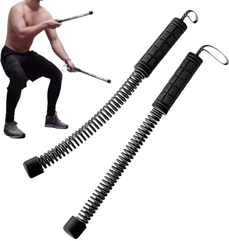 Bâtons De Corde De Combat,Équipement De Fitness Portable Sans Fil | Set de 2 Cordes pour Salle de Sport à Domicile,Pour L'Entraînement Musculaire Le Cardio Le Torse Le Dos Les