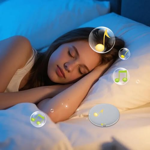 Cuscino con Auricolare Suono Stereo con Rumore Bianco | Cuscino con Auricolare Wireless per per Dormienti Laterali, Adulti, Uomini, Adolescenti, Regali di Natale, Compleanno,