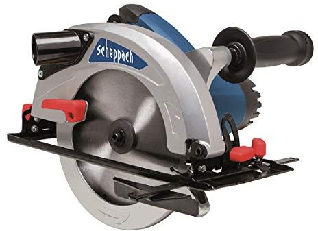 SCHEPPACH CS1300 starke elektrische Handkreissäge geeignet für lange gerade Schnitte (1300W, 5000 RPM, Schnitttiefe 190mm) inkl. Parallelanschlag, Inbusschlüssel, Handgriff und TCT-Scheibe
