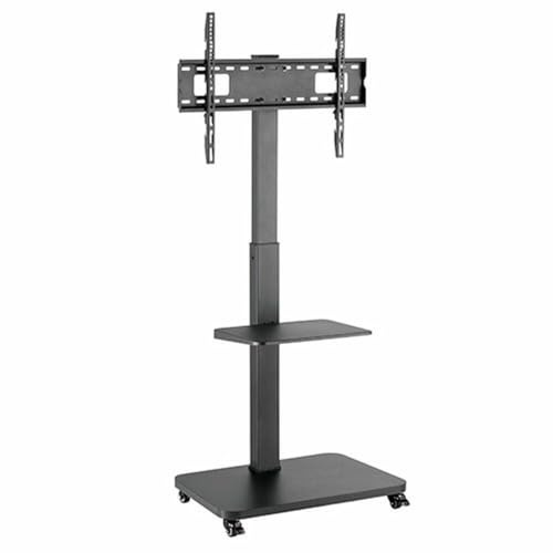 TM Electron TMSLC323 Soporte de pie Universal con Ruedas para monitores o televisores LED, OLED, LCD, Plasma de 37 hasta 75, MAX. 40Kg, VESA 600X400