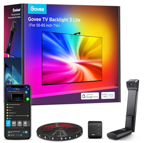 Govee TV Backlight 3 Lite with Fish-Eye Correction Function