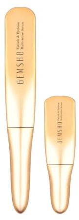 GEMSHO Eyelash Serum Eyelash Growth Serum & Eyebrow Multi-Active Serum 3ml+1ml Lash Serum 젬소 속눈썹 영양세럼 营养睫毛增长精华液 Lash Enhancing Serum