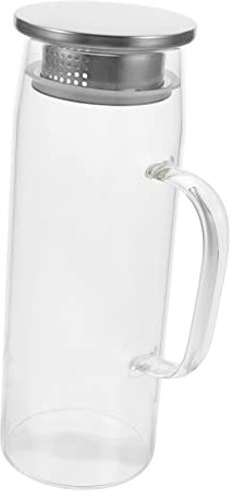 Amosfun Brocca in Resistente Capacità Filtro Brocca Per L'acqua Con Coperchio Perfetta Per Hotel Ristoranti E Uso Familiare