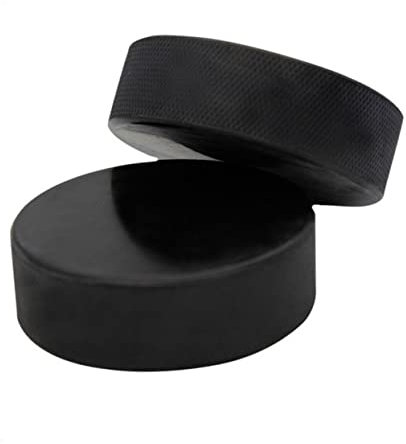 Sosoport 6 STK Normale Hockeybälle Airhockey-Tischdecke Puck Hockeyplatz Air-Hockey-Tisch Hockeynetz Ice Hockey Eishockey ausrüstung Eishockey Training Eishockeysportartikel Black