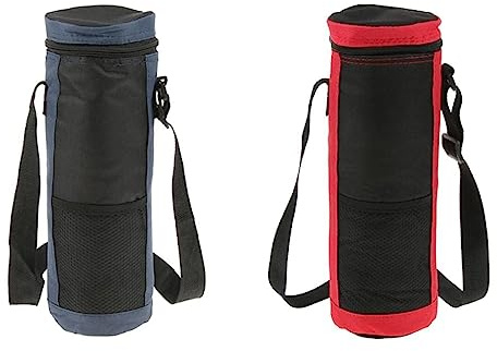 Flaschenkühler mit Tragegurt,Trinkflasche Kühltasche,Flasche- Picknick Wasserflasche Tragetasche für Camping,Sport