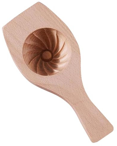 Stampi in Silicone Per Dolci Panino al vapore fai da te, torta di luna in legno, a forma di fiore, biscotto, festival di metà autunno, strumento per cuocere in legno (Gold, 19x8.3x3.8)