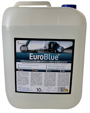 Proquimar EuroBlue | Adblue con Aditivo Anticristalizante – Solución Urea 32,5% para Diésel SCR – con Cánula– Alta Pureza ISO 22241 – Varios Formatos (10 litros)