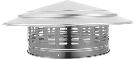 MAGICLULU Stainless Steel Chimney Cap with Rainproof Umbrella Design Roof Vent Cover for Efficient Outdoor Smokestack Fireplace and Flue Pipe Protection