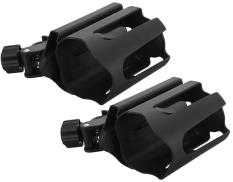 SUPVOX 2 Piezas Portavasos para Bicicleta Abrazadera Ajustable Portavasos para Cochecito para Sillas de Ruedas Portabotellas y Soporte para Teléfono para Carritos Andadores