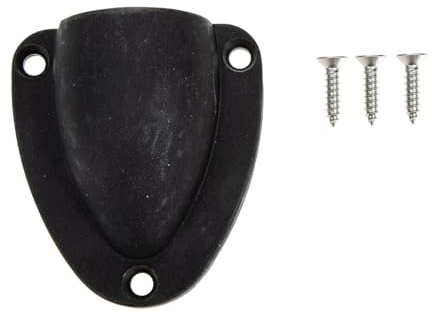 NOLITOY Nylon Lüftungsabdeckung Kabelabdeckung Boot 2,5 Zoll Spritzwassergeschützt Schwarz Für Yachten Schnellboote Und Schiffe