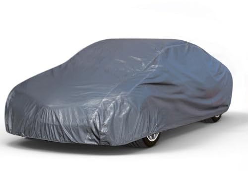 Semi Tailored For Jaguar XJS - Heavy Duty Outdoor Car Cover, Cotton Lining Anti-Scratch Waterproof UV Protection, All Weather Use - Grey
