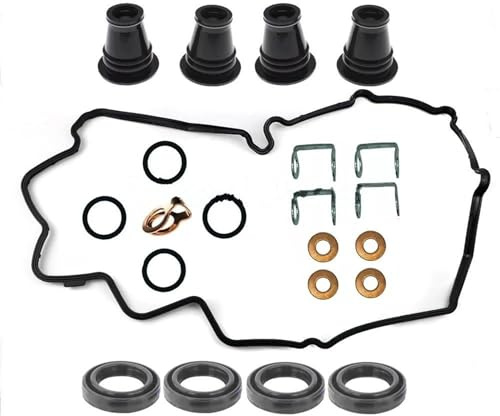 Culasses de cylindre pour auto Kit Joints Couvercle Culbuteurs Soupape YD25 Rondelles D'injecteur D'étanchéité Pour Nissan Pour Navara D40 Pour Pathfinder R51 YD25DDTI Cache-soupape Moteur(22 PCS)