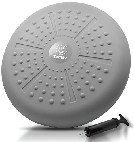 Tumaz Ballsitzkissen Verbesserung der Sitzhaltung und Erhöhung der Aufmerksamkeit, LuftSitzkissen für Physiotherapie Linderung von Rückenschmerzen und zur Kräftigung der Rumpfmuskulatur