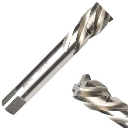 Linksgewindebohrer Feingewinde LH Maschinengewindebohrer Sackloch - M24 x 1 LH