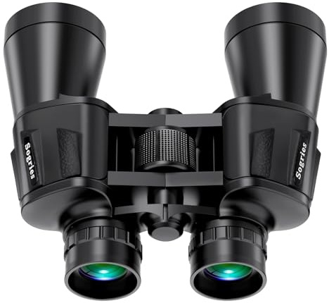 20x50 Fernglas für Erwachsene mit Nachtsicht bei schwachem Licht, kompaktes HD-Profi-/Alltags-Wasserschutzfernglas für Vogelbeobachtung, Jagd/Reisen/Outdoor