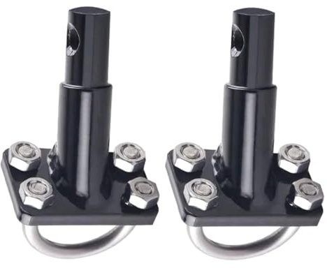 2PCS Attacco Per Rimorchio Bicicletta, 4,6x3x6cm Attacco Carrello Aggancio Per Rimorchio Bici, In Acciaio Al Carbonio Ispessito, Forte Capacità Di Carico, Smontaggio E Montaggio Rapidi
