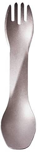 humangear Unisex's Gobites Ti-uno Travel Camping Spork, Titanium, One Size, HG0440