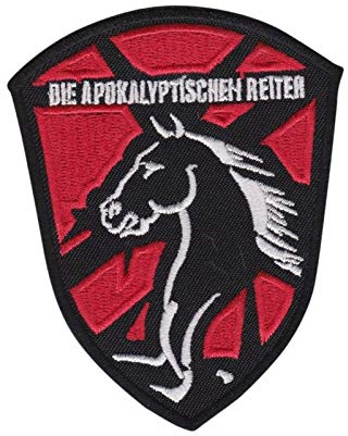 SigitasTrading Apokalyptischen Reiter Die Reiter_1 Aufnäher Besticktes Patch zum Aufbügeln Applique