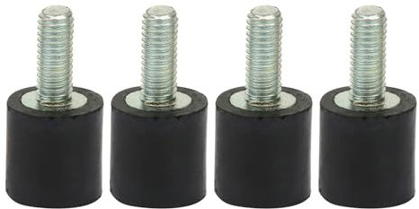 Gummidämpfer, 4 Stück Gummi-Lagerhalterungen mit M3/M5/M6 Bolzen - Stoßdämpfer für Vibrationsschutz | Kompakte Gummidämpfer für Luftkompressoren und Audio-Geräte M3/M5/M6, 4 Stück