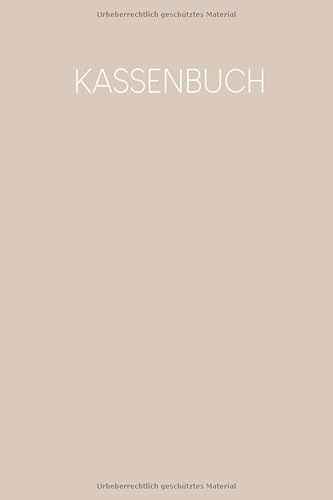 Kassenbuch: Haushaltsbuch zum Ausfüllen mit praktischer monatlicher Bilanz | Motiv: Nude
